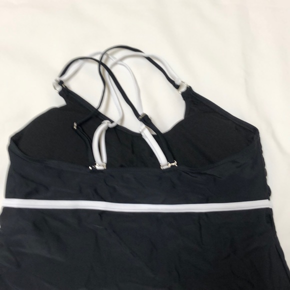 Cute black and white tankini Sz M - Picture 3 of 3